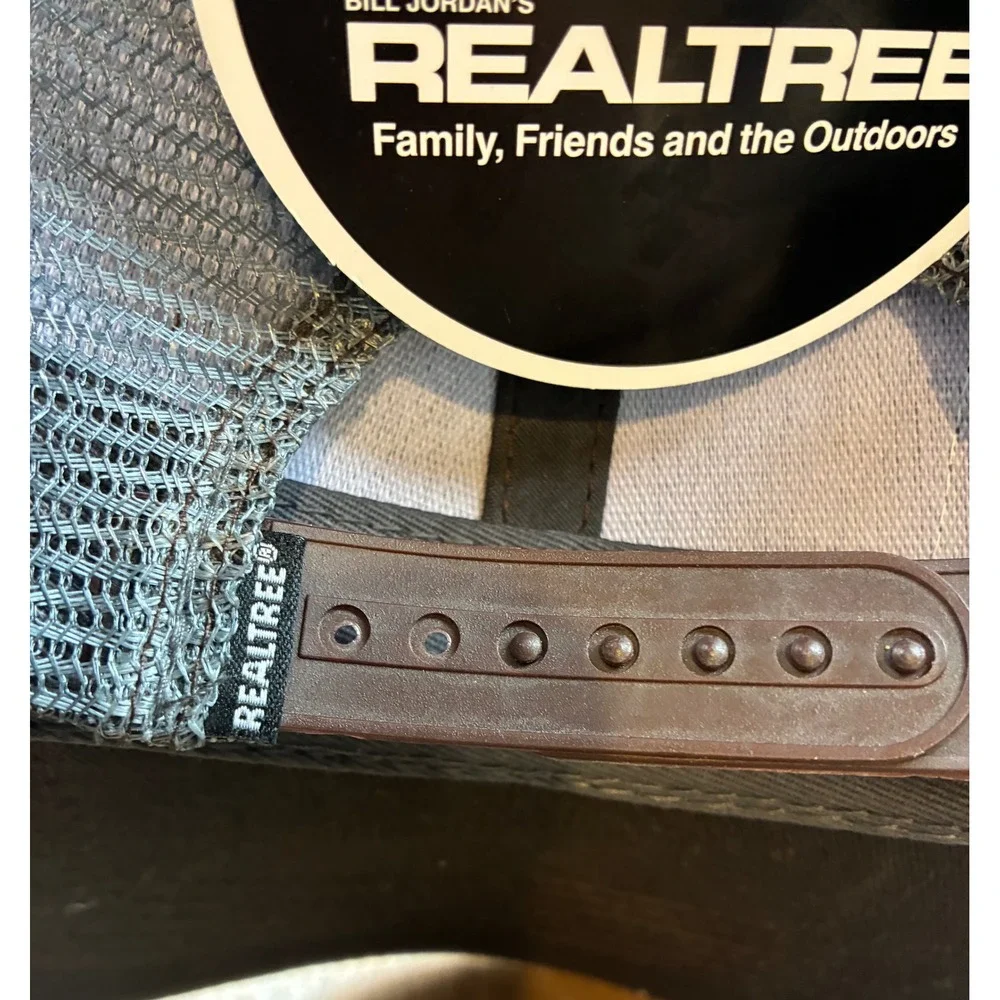 Realtree Trucker Hat Mens OSFM Brown Camo Patch Snapback NWT Mesh Back Cap